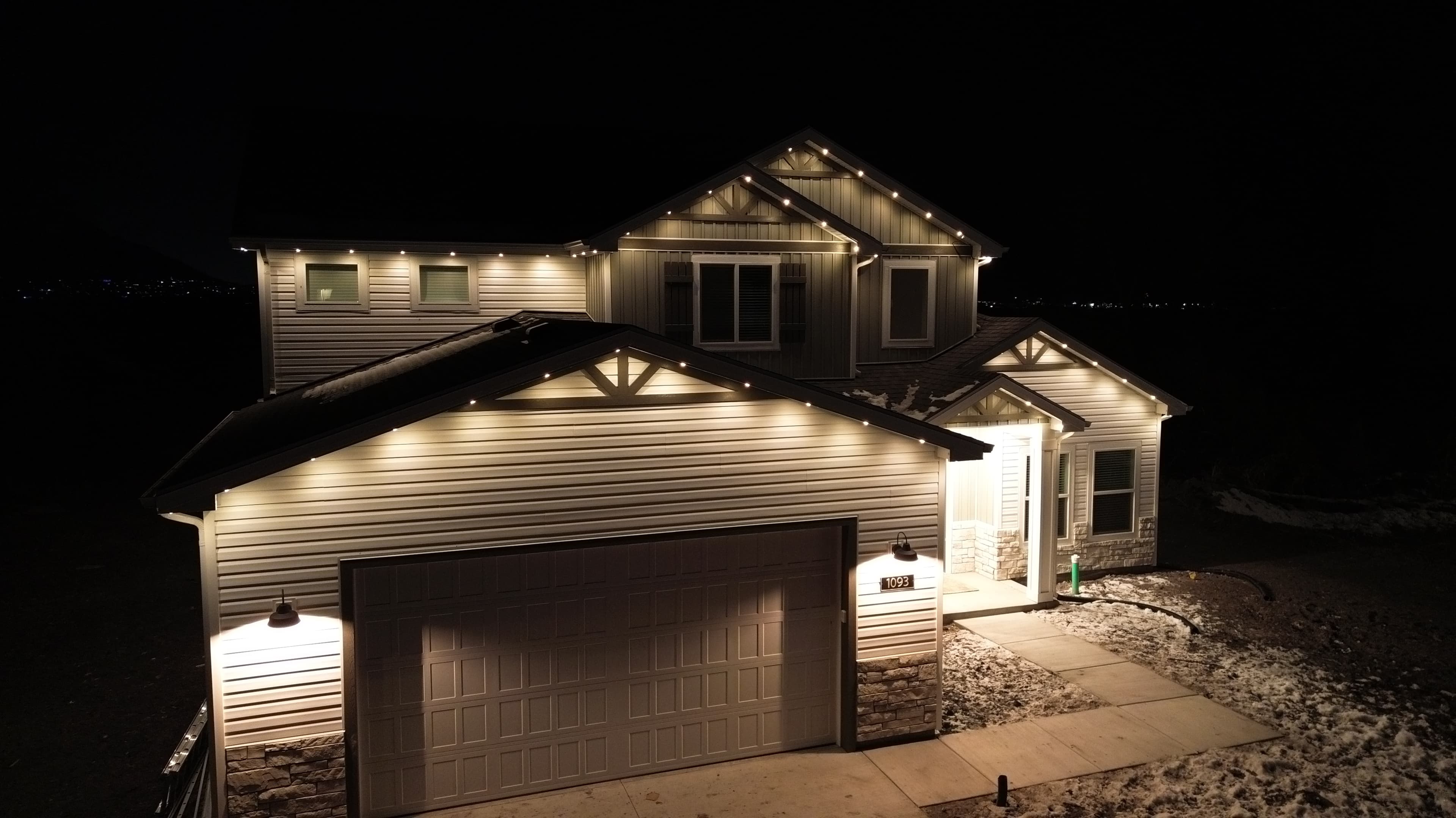 TruLight permanent lighting illuminating full home